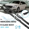 Windshield Wipers For Mercedes Benz R Class W251 2006~2013 Auto Front Wiper Blades Rubber Windshield Windscreen Window Car Accessories Cleaning Q231107