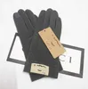 Designer merk briefhandschoenen voor winter en herfst mode dames kasjmier wanten handschoen met mooie haarbal buitensport warme winterhandschoenen UG1