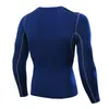 Men's T Shirts Fitness Men Long Sleeve Shirt Tops Clothes Thermal Muscle Bodybuilding Compression Tights Base Layer