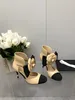 Avec boîte chaussures habillées talons de fleurs cadenas pointu sandale nue bout pointu forme chaussures femme designer boucle bride à la cheville à talons hauts sandales