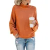 Frauen Pullover 2023 Verkauf Herbst Winter Mode Pullover Strickwaren Dicken Faden Farbige High Neck Pullover Büro Kleidung Tragen