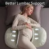 Maternity Pillows Pregnancy Pillows for Sleeping Maternity Pillow with Detachable and Adjustable Cover Support for Back Legs Belly HipsL231105