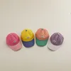 Caps Chapéus Fiz Skull Caps Moda Base de beisebol para crianças bebês contrastantes cor Ajusta ajustável ao ar livre meninos meninas meninas de algodão macio Crianças viseiras 230406