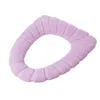 Toilet Seat Covers 1/2/3/5 Cover Closestool O-shaped Pads Bathroom Commode Mats Ornament Warm Keeping Universal Accessories Pink