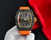 RichasMiers Watch Ys Top Clone Factory Watch Carbon Fiber Automatic Watch Barrel RM12-01 Hollow out Flywheel Carbon Moisture aywGG99N2P2