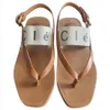 Fashionable designer sandals cork flat bottoms fashionable summer the most popular beach classic womens slippers