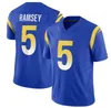 Futbol Jersey Puka Nacua Aaron Donald Cooper Kupp Matthew Stafford Stetson Bennett IV Kyren Williams Tutu Atwell Royce Freeman Byron Young Deacon Jones 4 Fuller