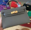 Gris Etain Brand mini Bag 19.5cm handmade wax stitching cherves leather lamb skin many colors fast delivery pls confirm to me if in stock00