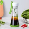 Nuovo D0AD Miscelatore manuale Tazza Condimento per insalata Mescolando Miscelatore Miscelatore Bottiglia Salsa di condimento Immersione Contenitore per succo Shaker Frullatore