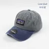 Europe Pata Hommes Toile Casquettes De Baseball Chapeaux De Designer Lavé Denim Coton Ajusté Fedora Lettres Femmes Snapback Parasol Broderie Montagne Casquette Bonnets