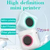 Mini imprimante d'étiquettes thermique Portable légère colorée Impresora Portatil 57mm autocollant en papier auto-adhésif Bluetooth sans encre