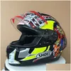 Мотоциклетные шлемы Shoei X14 Marquez Hickman Helmet Fl Face Helmetnot-Original-Helmet Drop Delivery Мобильные аксессуары для мотоциклов Dhugn