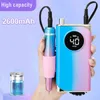 Nail Manicure Set 40000 RPM electric nail file professional nail drill rechargeable portable gel nail polishing machine 231107