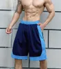 Men's Shorts Gym Men Mesh Casual Stitching Color Quick Dry Loose Basketball Training Male Sportswear Summer