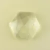 Ljuskrona kristall 24 st/100 st 100mm hexagon stjärna form hängande glas prismor solfångare belysningsdelar