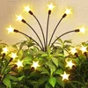 Lawn Lamps Solar Garden lights outdoor waterproof led lights Firefly stars swinging lights Landscape Villa terrace layout decoration lawn g P230406