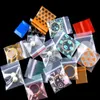 5cm x 7cm 100pcs / lot Sacs en plastique Baggies Mini avec motif pour emballage en plastique Impression de dessin animé Auto-scellant BG Épaississement Petite coupe Drxb