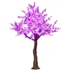 Naturalny TRUNK LED LED sztuczny Cherry Blossom Tree Światło Świąteczne światło 1,5 m ~ 2,5 m wysokości 110/220V