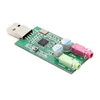 Freeshipping Raspberry PI PCM2912A USB Audio Card UAC DAC Expansion Board Audio Module w / mikrofoningång för Raspberry PI 3 B / Wind MLWT