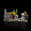 Bloklar LED Aydınlatma Blok Kiti Yaratıcı için 10316 Lord Rings Rivendell Diy oyuncakları Setin Dahil Değil Yapı Taşları 230406