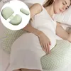Travesseiros de maternidade ajustáveis para mulheres grávidas, travesseiro lateral para dormir, proteção para cintura, suporte para abdômen, formato em U, travesseiro de cintura para gravidez, algodãoL231105