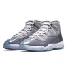 Met doos 11s basketbalschoenen voor mannen dames hoog laag 11 cool grijs cement heren dames buitentrainers sport sneakers