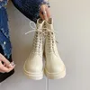 Boots Boots Women's Low Shoes Ruxury Designer Lace Up Boots-Women Angle Fashion Med Ladies Rock Rubber 2022