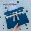 Luxury Handbags Lakis Swift Leather 2023 New Genuine Leather Women's Bag with Double Pull Pockets Handheld One Shoulder Diagonal Straddle Fashion Button