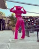 Women's Two Piece Pants Velvet Juicy Tracksuit Women Coutoure Set Track Suit Couture Juciy Coture Sweatsuits jy245 fg4j2