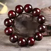 Loose Gemstones UMQ Full India Lobular Red Sandalwood Hand String Beads High Density Old Material Bracelet For Men And Women Couples