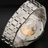 Ap Swiss Montres-bracelets de luxe Royal Oak Series 41MM Calendrier en acier de précision Montre mécanique automatique pour hommes Montre d'occasion Montre de luxe 15400ST.OO.1220ST.03 P5FZ