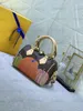 YK Women Luxurys Designers Bags M46469 Yayoi Kusama Speedy Totes Purses Monograms Canvas Leather Crossbody Designer Bag Vintage Designer Handbags