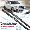 Windshield Wipers For Mercedes Benz M ML Class W164 2005 2006 2007 2008 2009 2010 2011 Windscreen Windshield Car Accessories Wash Car Wiper Blades Q231106