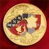 Arts and Crafts Commemorative coin colored gold coin for architecture in Paris