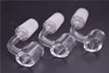 wholesale Clou de banger en quartz sans dôme de 4 mm d'épaisseur 90 45 degrés 10 mm 14 mm 18 mm mâle femelle OD 22 mm 100% réel Quartz Banger Nail