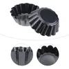 Backwerkzeuge Tortenformen Eierformen Mini-Pfanne Muffin Non-Cup Stickform Stahl Carbon Pie Cupcake-Dosen Dose Blume Antihaft-Tassen Kuchen