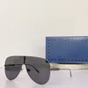 Übergroße, gewellte Masken-Sonnenbrille für Herren und Damen, modische, ovale Brille mit Metallrahmen, hohe Qualität und mehrfarbige Optionen mit Box