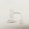 DPQBN031 Rökning Banger Beveled Edge Top Banger med tallrik för Dab Rig Glass Bong