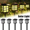 Lâmpadas de gramado LEDS LED LED LEDAS Solar lâmpadas à prova d'água Lâmpadas paisagísticas Caminho do pátio do pátio Patio Garden Decoração Lanterna Luzes Solares P230406