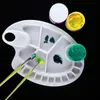 17 Wells Plastic Paint Tray Palettes - Acrylic Paint Palette Watercolor Mixing Palette for Artist Painting dh875