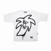 Erkek T-Shirt Grafiti Tees Palms Palmangel City Tasarımcı Limited Inkjet Graffiti Mektup Erkek Kadın Yelkenli Kısa Kollu Günlük Hip Hop Tees #A1