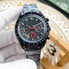 Luxury watch for Mens watch Stainless steel VK watches Multicolor dial 44mm Black chronograph watch Classic Fashion Watches