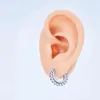 Hoop oorbellen 316L roestvrij staal gelaste geprofileerde ketting mode punk slijtage pungente ring septum tragus sieraden voor mannen en vrouwen