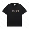 Designer Men's T-Shirts man woman luxury brand Tees t shirt summer round neck short sleeves outdoor fashion leisure pure cotton letters lightning Print lover clothing