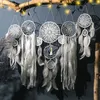 Decorative Figurines 5pcs/set Feathers Dream Catcher Handmade Wall Hanging Home Living Room Bedroom Garden Decoration (no Light And Wood