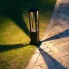 Lawn Lamps Modern Outdoor Waterproof LED Long Lawn Lamp 7W 85~265V Finale Aluminum Square Street Light For Garden Courtyard Villa Lighting P230406