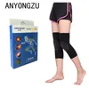スポーツソックスの専門家を和らげる痛みの弾力性膝の袖を促進する血液循環快適な通気性のある暖かい膝蓋骨