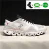 En el zapato de la nube en los nuevos zapatos para correr Cloud X zapatillas de deporte triple negro blanco ceniza aleación gris aloe tormenta azul óxido rojo hombres naranja baja moda para hombre para mujer spo