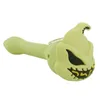 Oogie Boogie Man hand pipe creative silicone pipes glass smoking kit tabacco burning dab rig two colors optional including bowl accesso Dakn