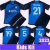 2023シンシナティキッズキットサッカージャージーハグルンドオビンナクボA.クルーズホームブルーフットボールシャツマタリタバスケスミアズガの子ユニフォーム